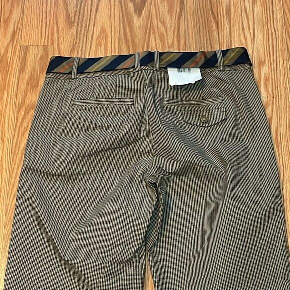 NWT  Y2K Tommy Hilfiger Flare Striped Trousers Pants, Low-rise, necktie belt, 2 - Picture 11 of 11